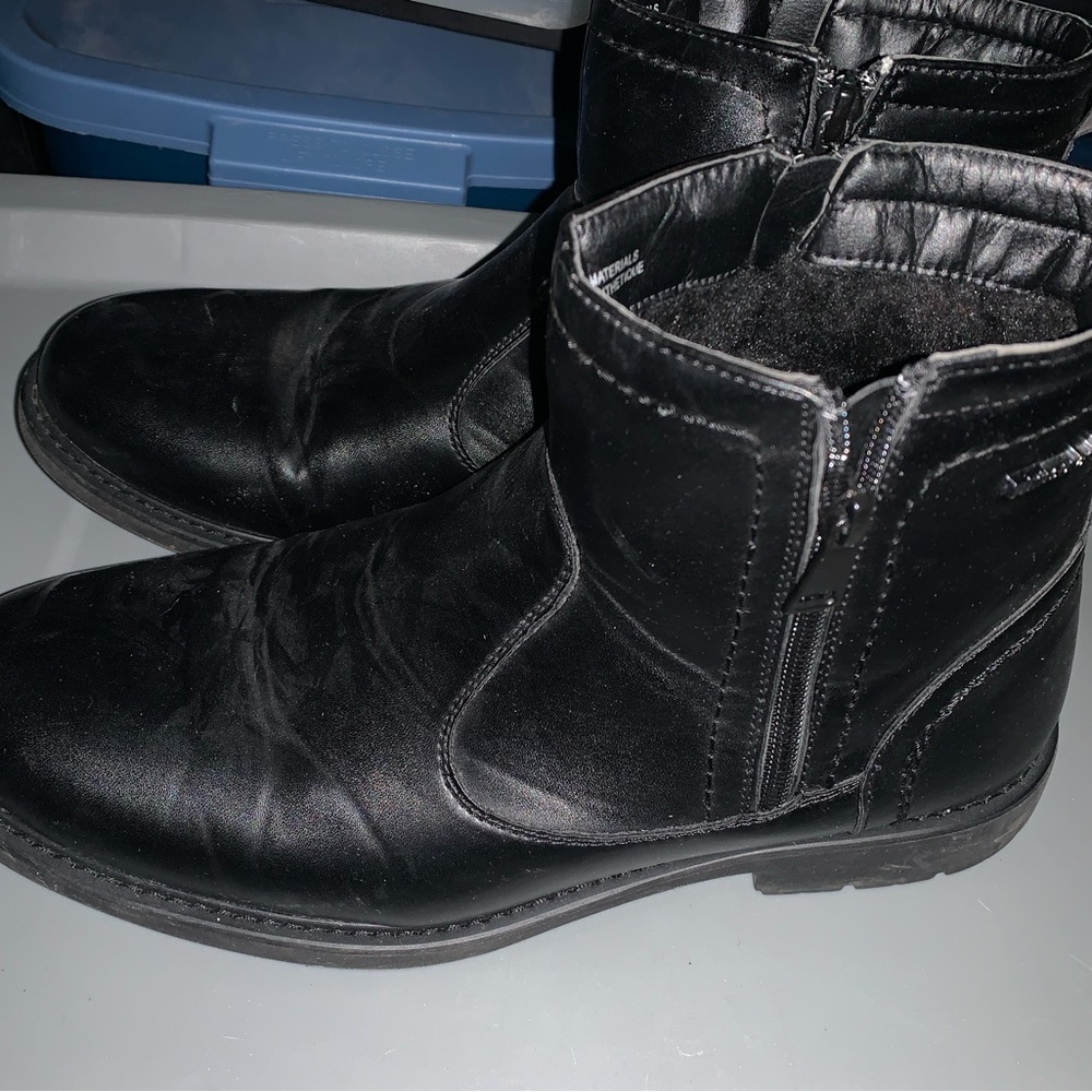 Men’s Black Winter Boots – Size 12 (Braxton, Thinsulate)